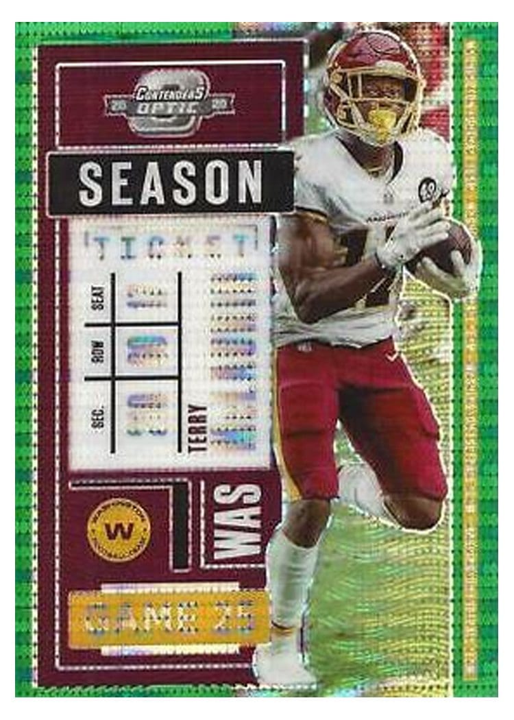 2020 Panini Contenders Optic Base Set Terry McLaurin #58 card