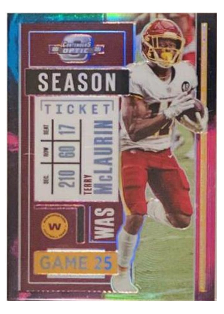 2020 Panini Contenders Optic Base Set Terry McLaurin #58 card