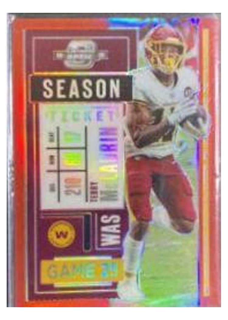 2020 Panini Contenders Optic Base Set Terry McLaurin #58 card