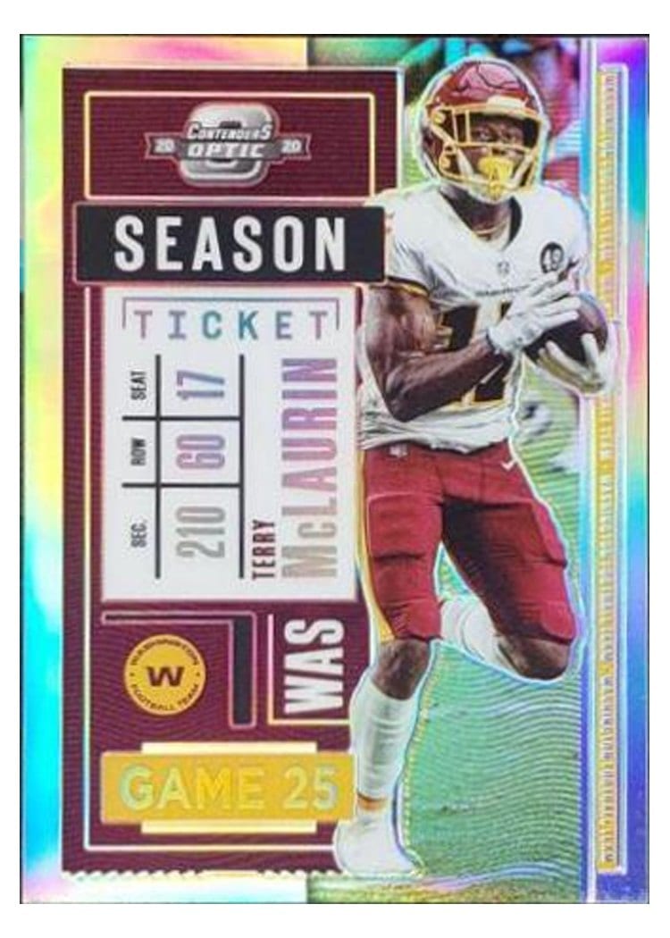 2020 Panini Contenders Optic Base Set Terry McLaurin #58 card