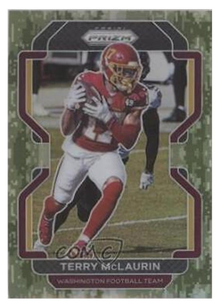 2021 Panini Prizm Base Set Terry McLaurin #208 card