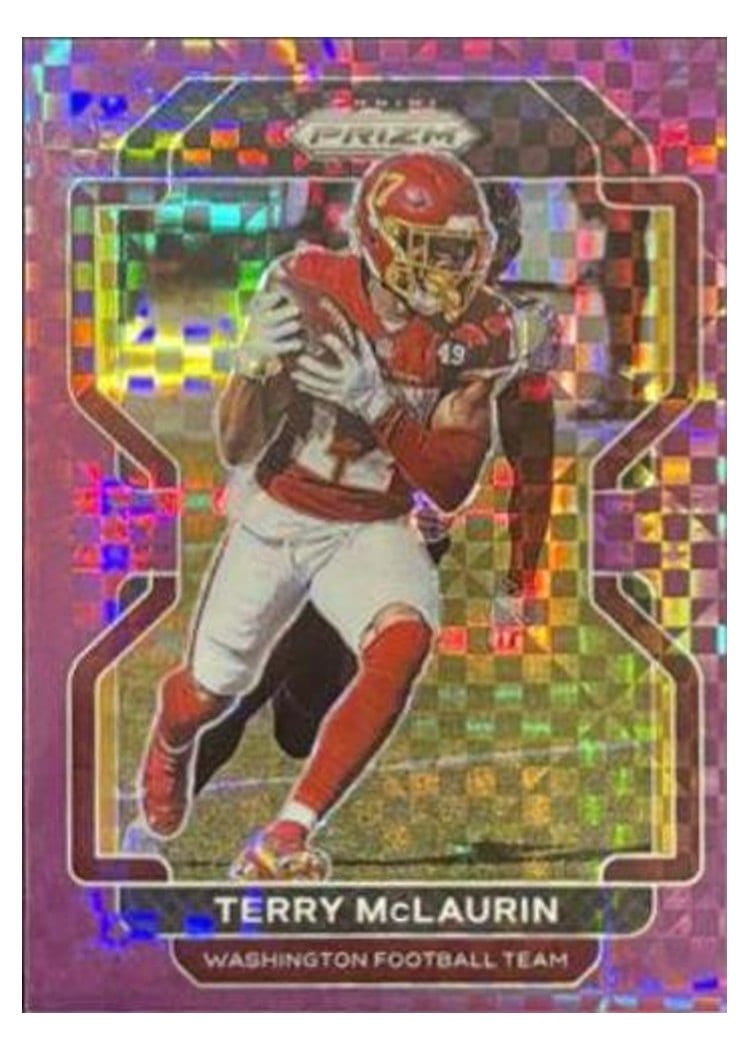 2021 Panini Prizm Base Set Terry McLaurin #208 card