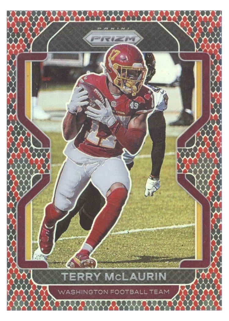 2021 Panini Prizm Base Set Terry McLaurin #208 card