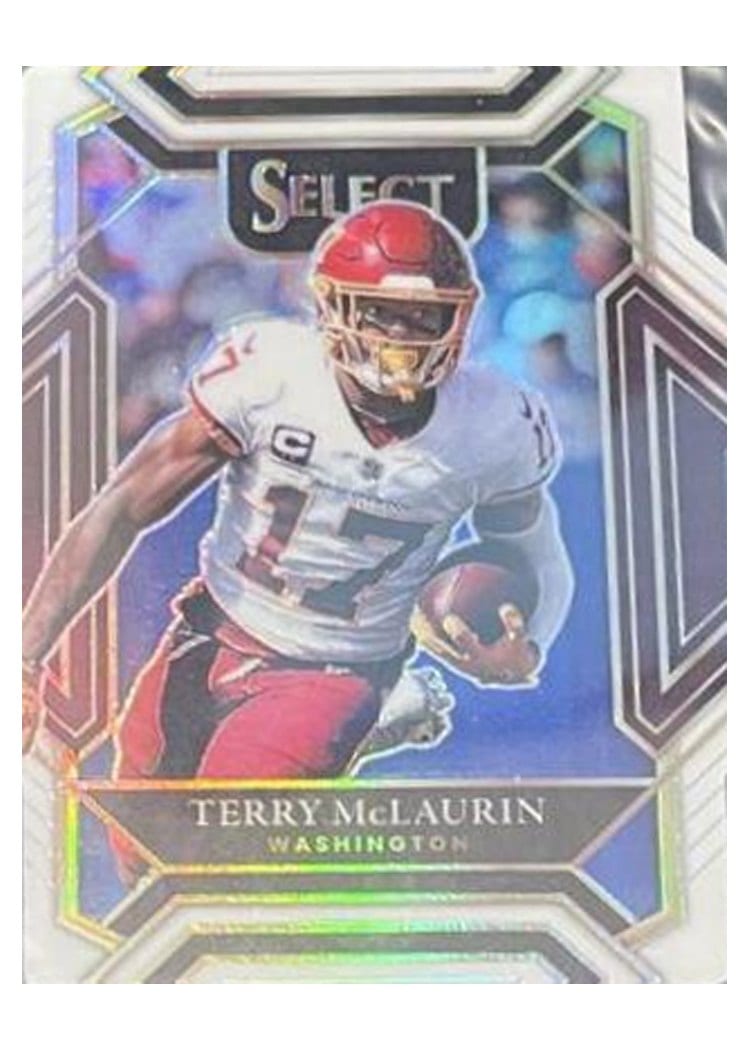 2021 Panini Select Base Set Terry McLaurin White Die Cut #234 card