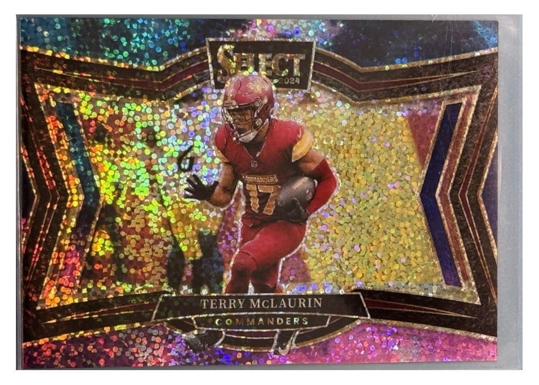2024 Panini Select Base Set Terry McLaurin Cosmic Prizm #495 card
