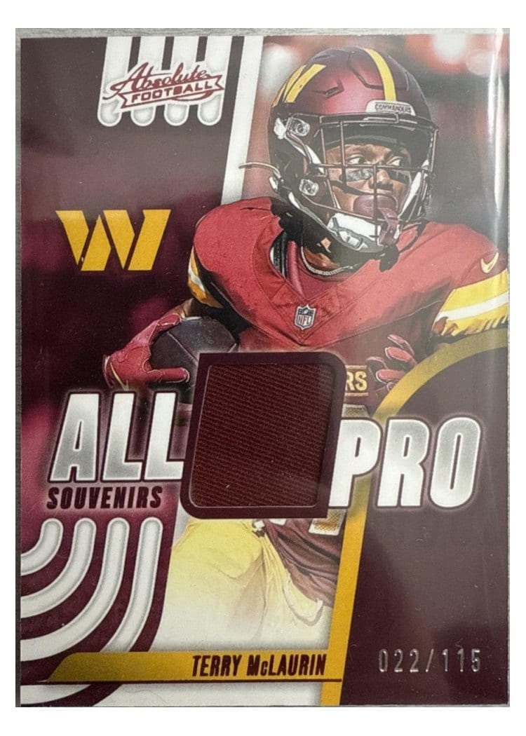 2025 Panini Absolute All Pro Souvenirs Terry McLaurin #APS-TMN card