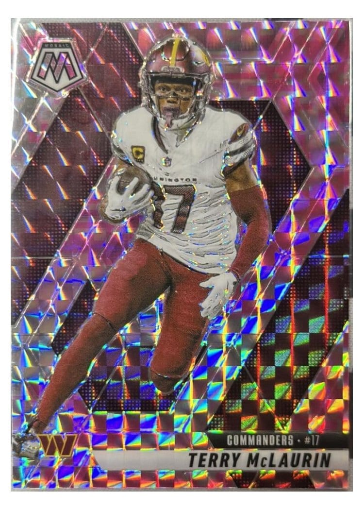 2025 Panini Mosaic Base Set Terry McLaurin #182 card