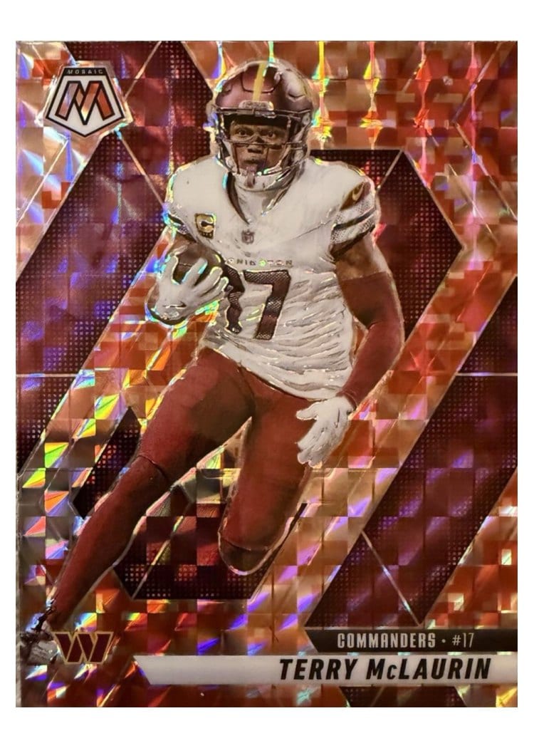 2025 Panini Mosaic Base Set Terry McLaurin #182 card