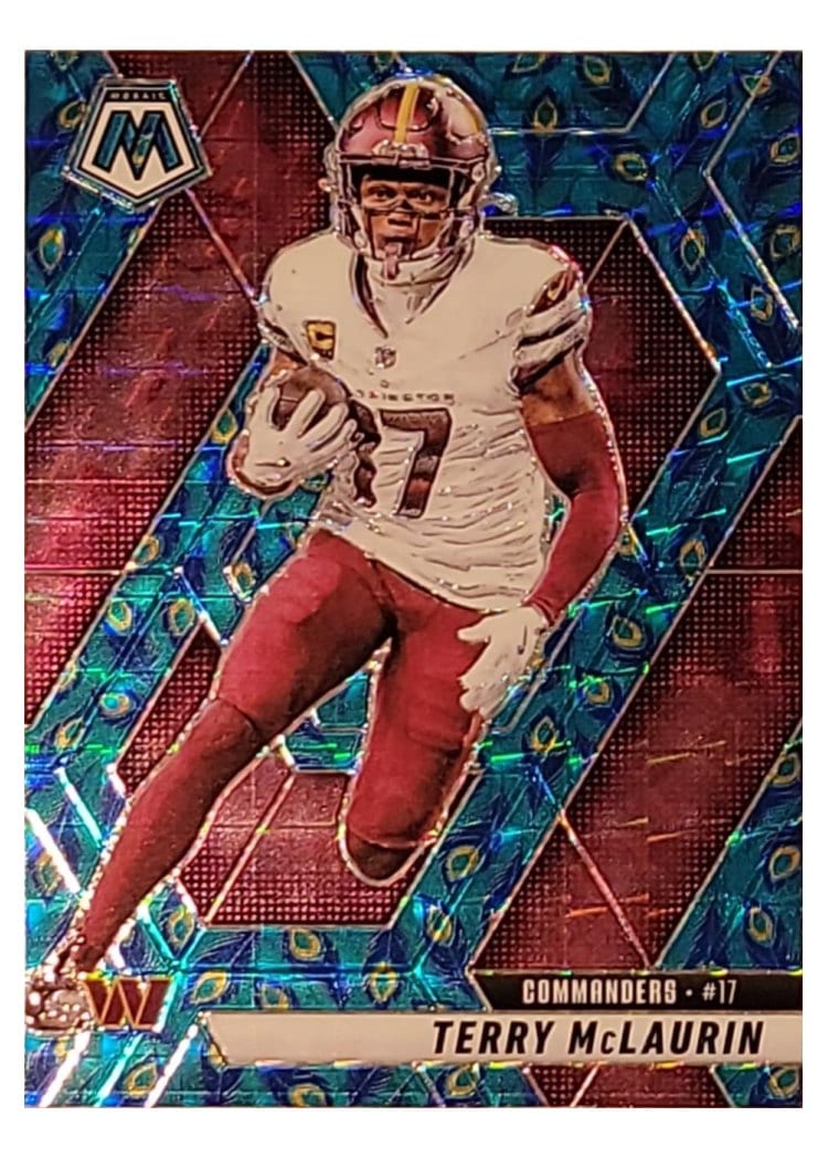 2025 Panini Mosaic Base Set Terry McLaurin #182 card
