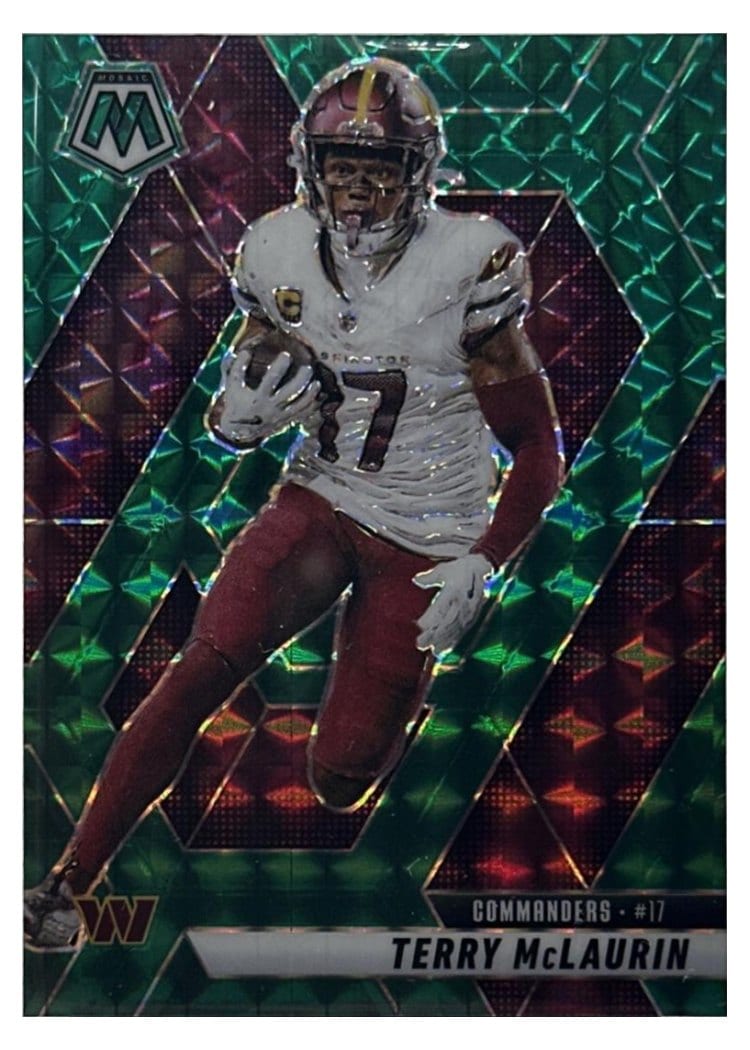 2025 Panini Mosaic Base Set Terry McLaurin #182 card