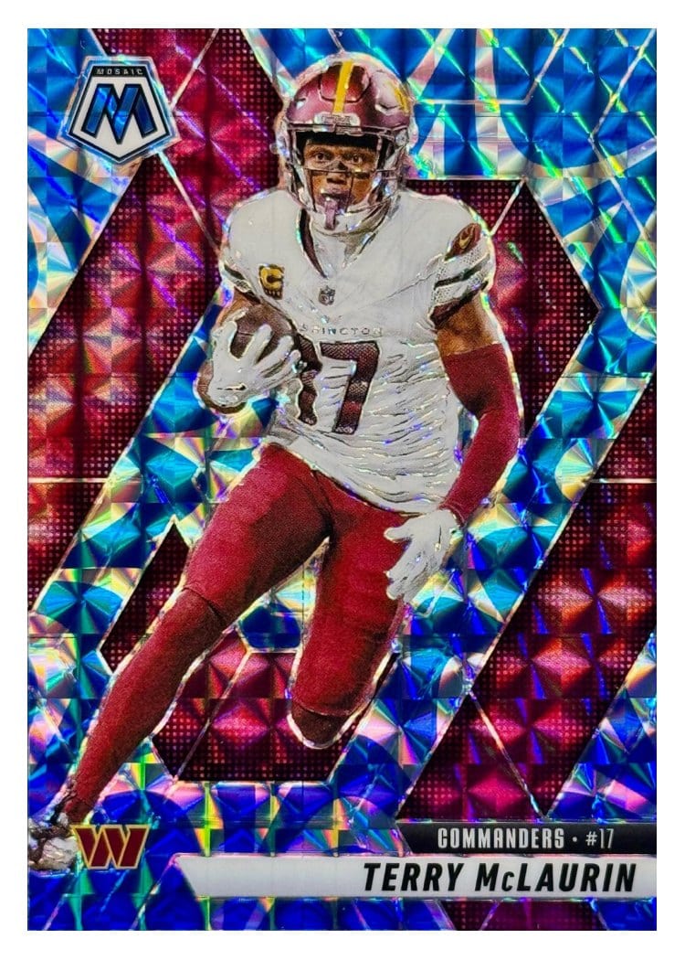 2025 Panini Mosaic Base Set Terry McLaurin #182 card