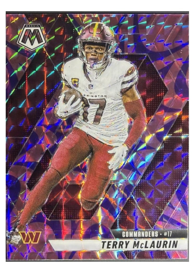 2025 Panini Mosaic Base Set Terry McLaurin #182 card