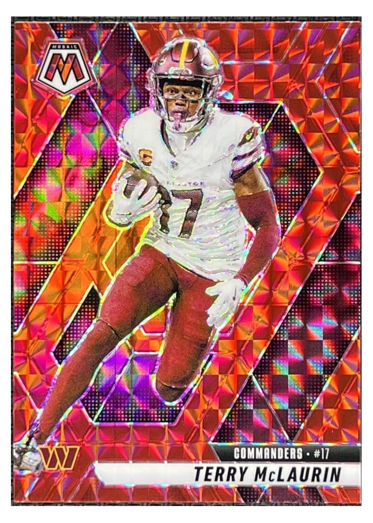 2025 Panini Mosaic Base Set Terry McLaurin #182 card