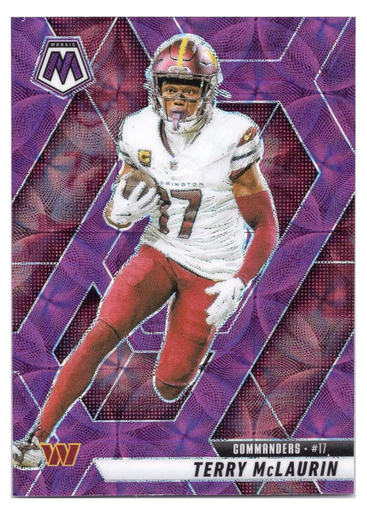 2025 Panini Mosaic Base Set Terry McLaurin #182 card