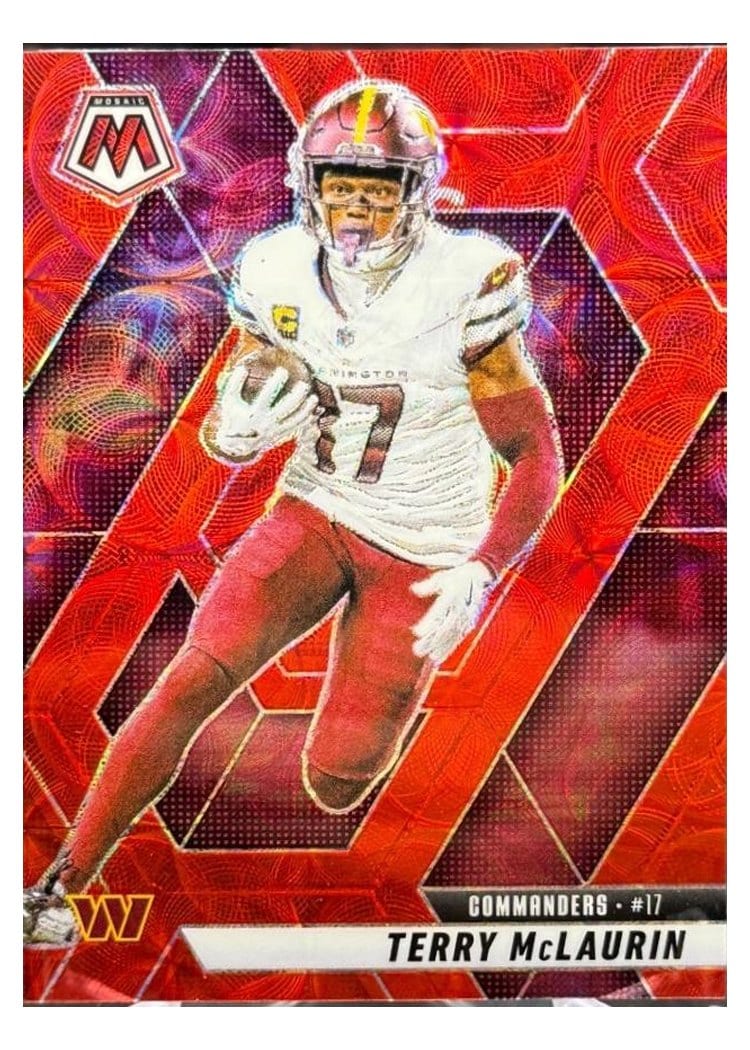 2025 Panini Mosaic Base Set Terry McLaurin #182 card