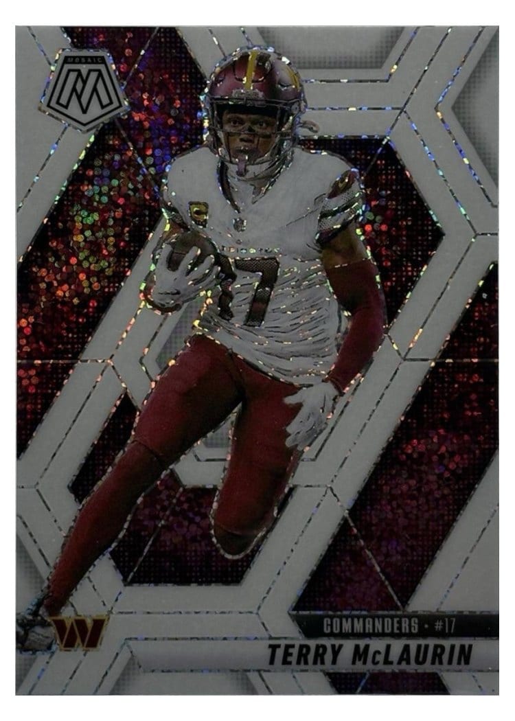 2025 Panini Mosaic Base Set Terry McLaurin #182 card