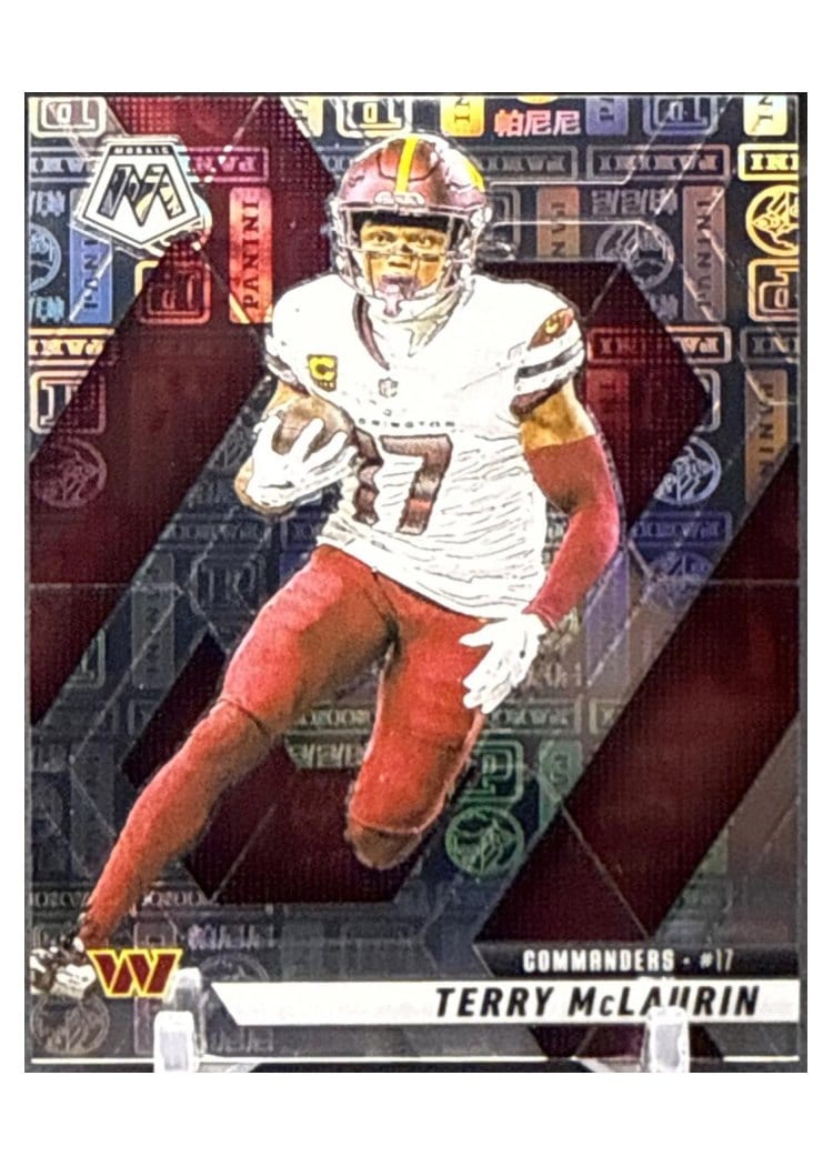2025 Panini Mosaic Base Set Terry McLaurin #182 card