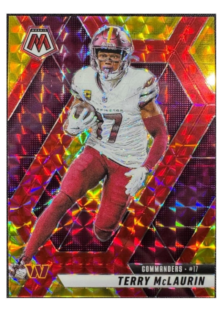 2025 Panini Mosaic Base Set Terry McLaurin #182 card