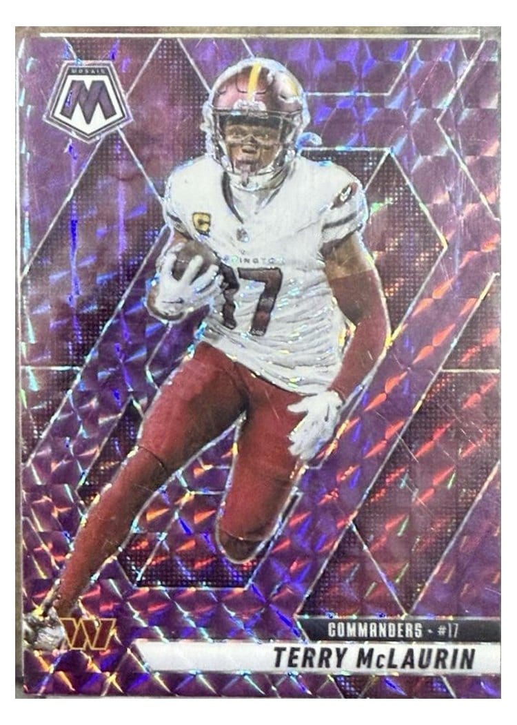 2025 Panini Mosaic Base Set Terry McLaurin #182 card