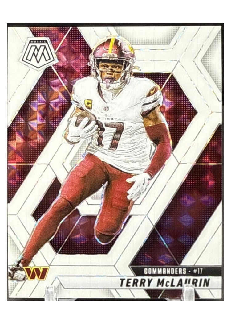 2025 Panini Mosaic Base Set Terry McLaurin #182 card