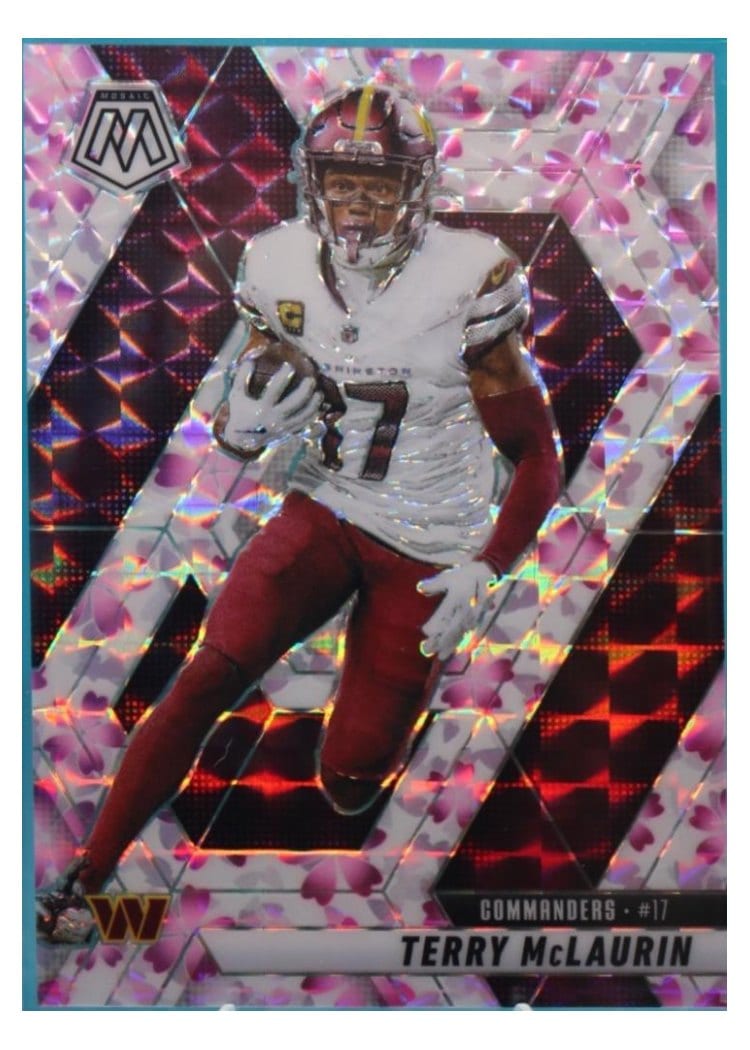 2025 Panini Mosaic Base Set Terry McLaurin #182 card