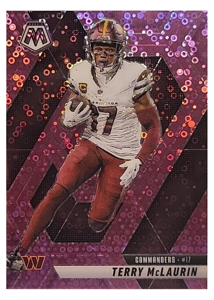 2025 Panini Mosaic Base Set Terry McLaurin #182 card