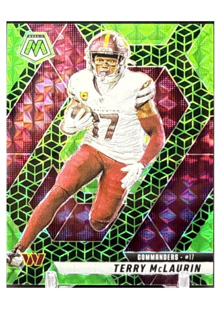 2025 Panini Mosaic Base Set Terry McLaurin #182 card