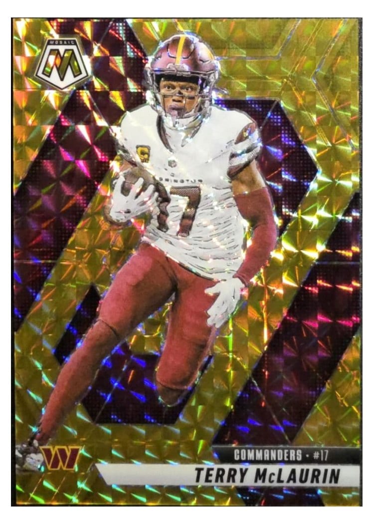 2025 Panini Mosaic Base Set Terry McLaurin #182 card