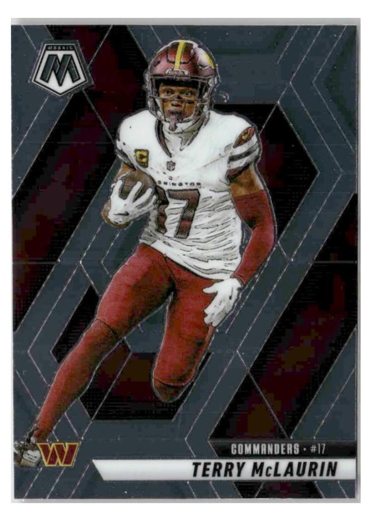 2025 Panini Mosaic Base Set Terry McLaurin #182 card