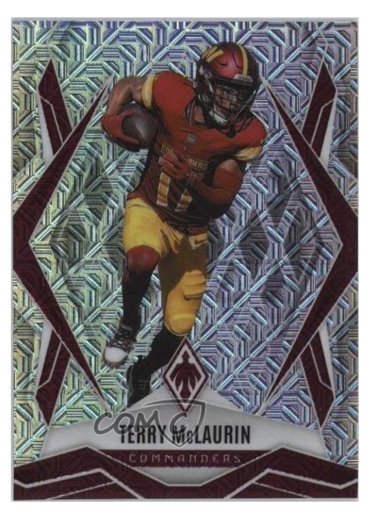 2025 Panini Phoenix Base Set Terry McLaurin Silver Mojo #57 card