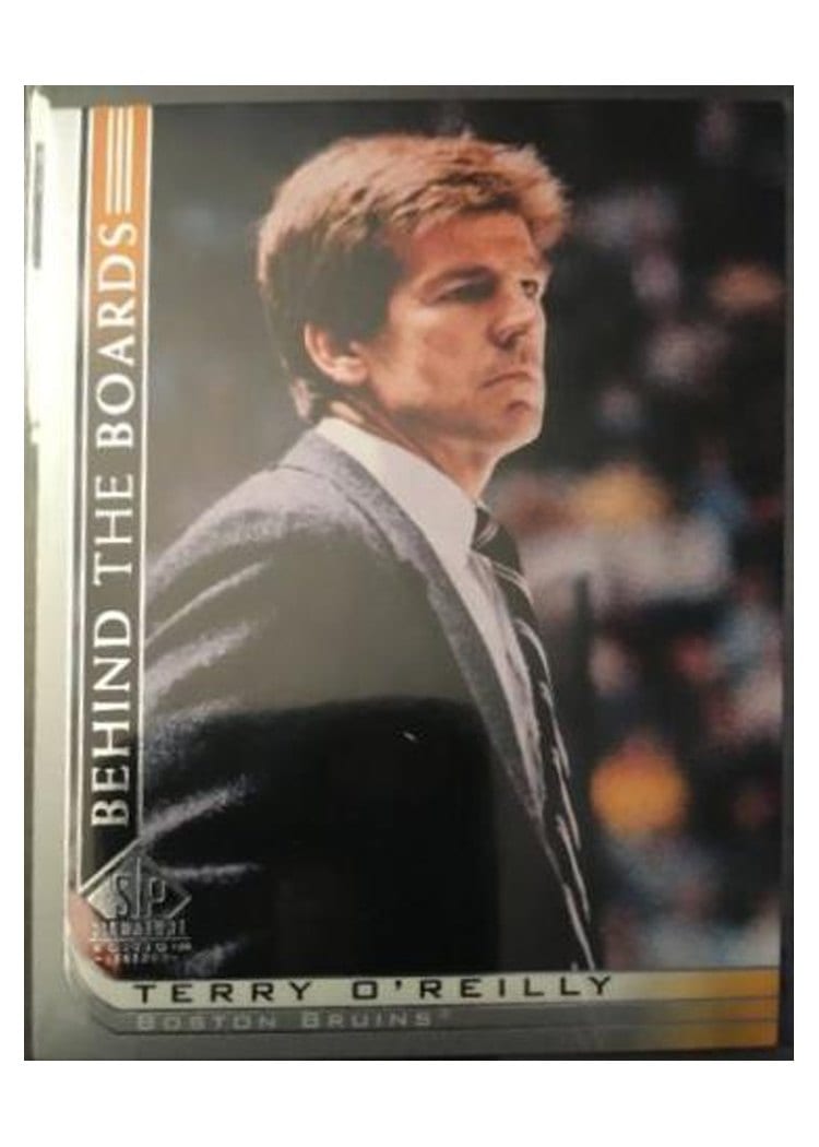 2020-21 SP Signature Edition Legends Behind the Boards Terry O'Reilly #BB-5 card