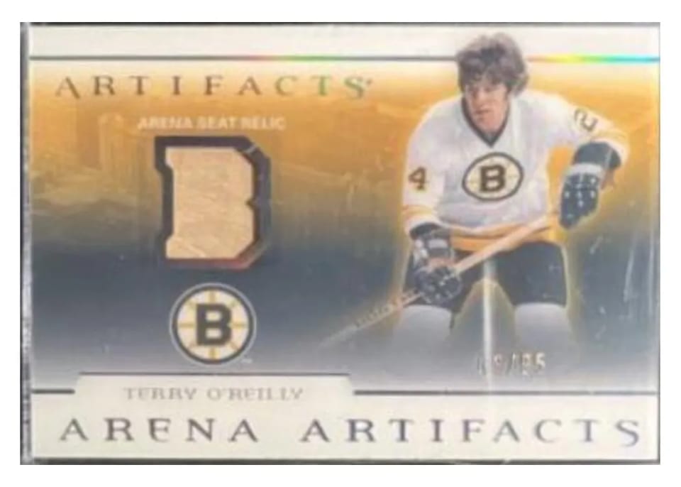 2022-23 Upper Deck Artifacts Arena Artifacts Terry O'Reilly #AA-TO card
