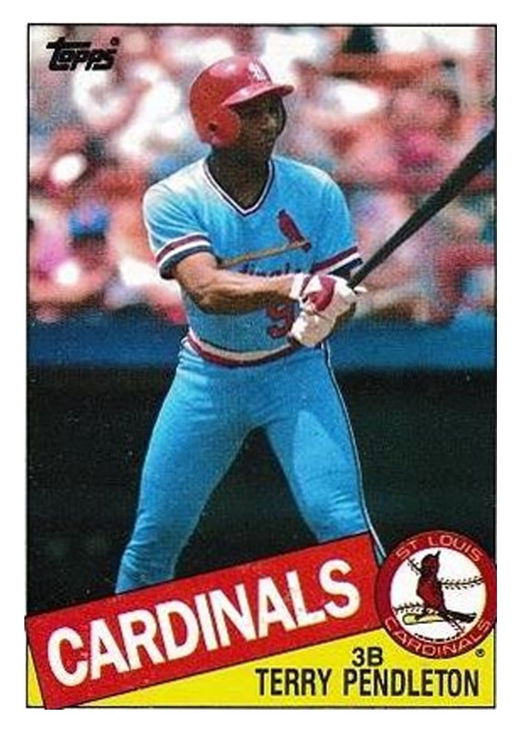 1985 Topps Terry Pendleton #346 card