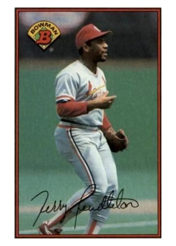 1989 Bowman Terry Pendleton #437 card