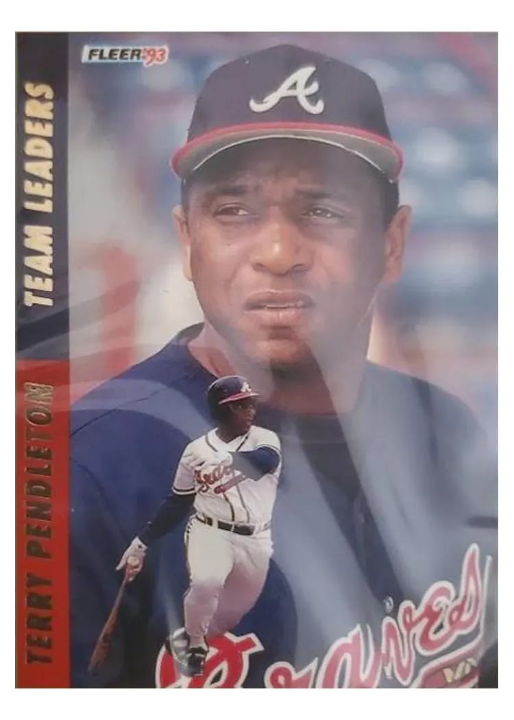 1993 Fleer Terry Pendleton #2 card