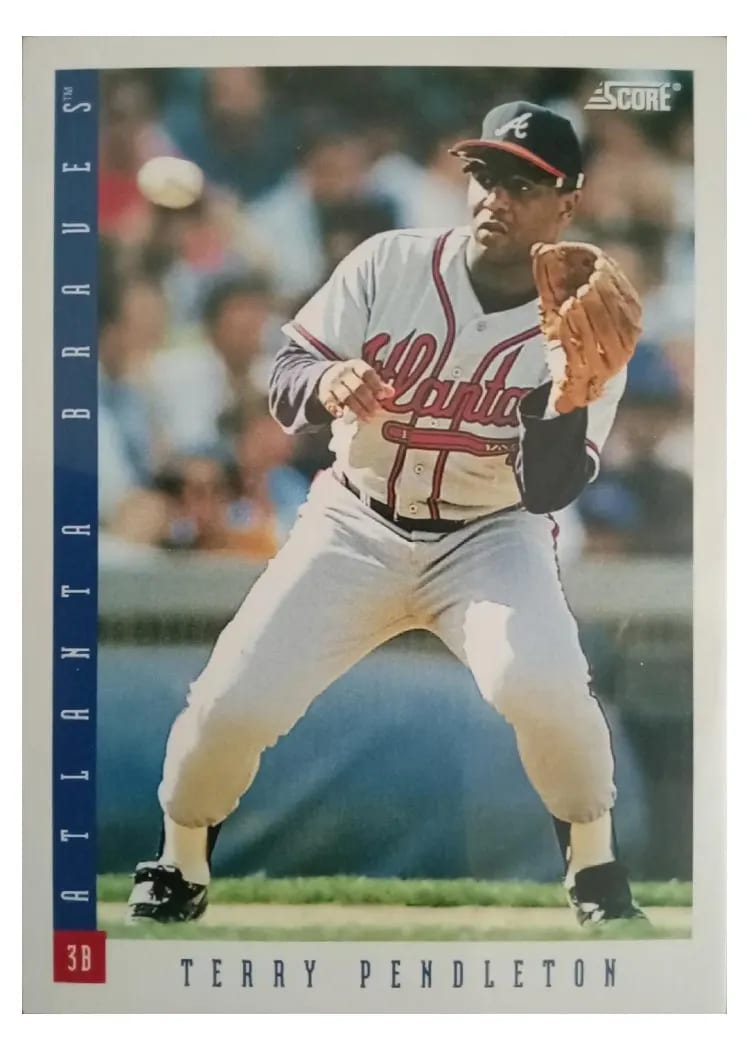 1993 Score Terry Pendleton #36 card
