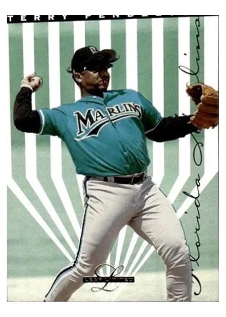 1995 Leaf Limited Terry Pendleton #85 card