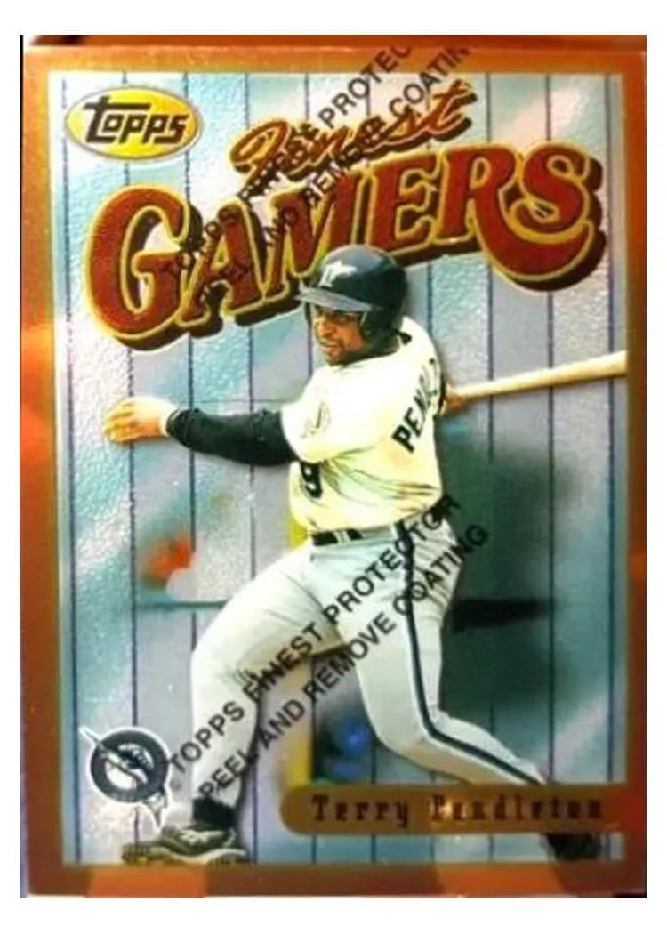 1996 Finest Terry Pendleton #8 card