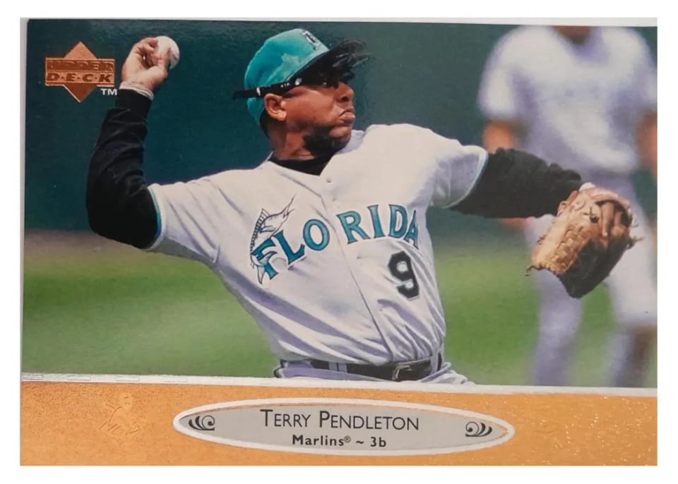 1996 Upper Deck Terry Pendleton #78 card