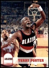 1993-94 Hoops Base Set Terry Porter #182