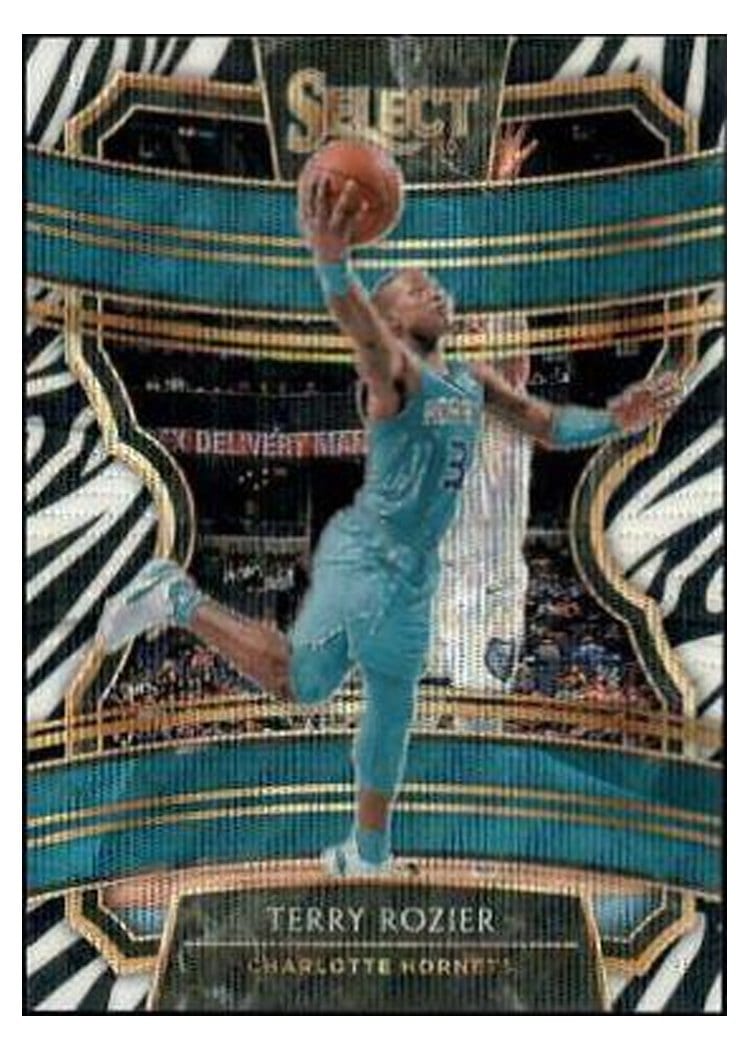 2019-20 Panini Select Base Set Terry Rozier Zebra Prizm #23 card