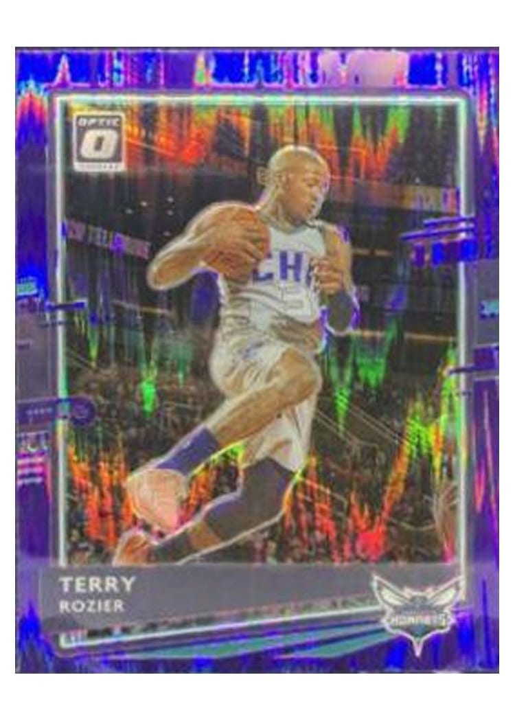 2020-21 Donruss Optic Base Set Terry Rozier Purple Shock #72 card