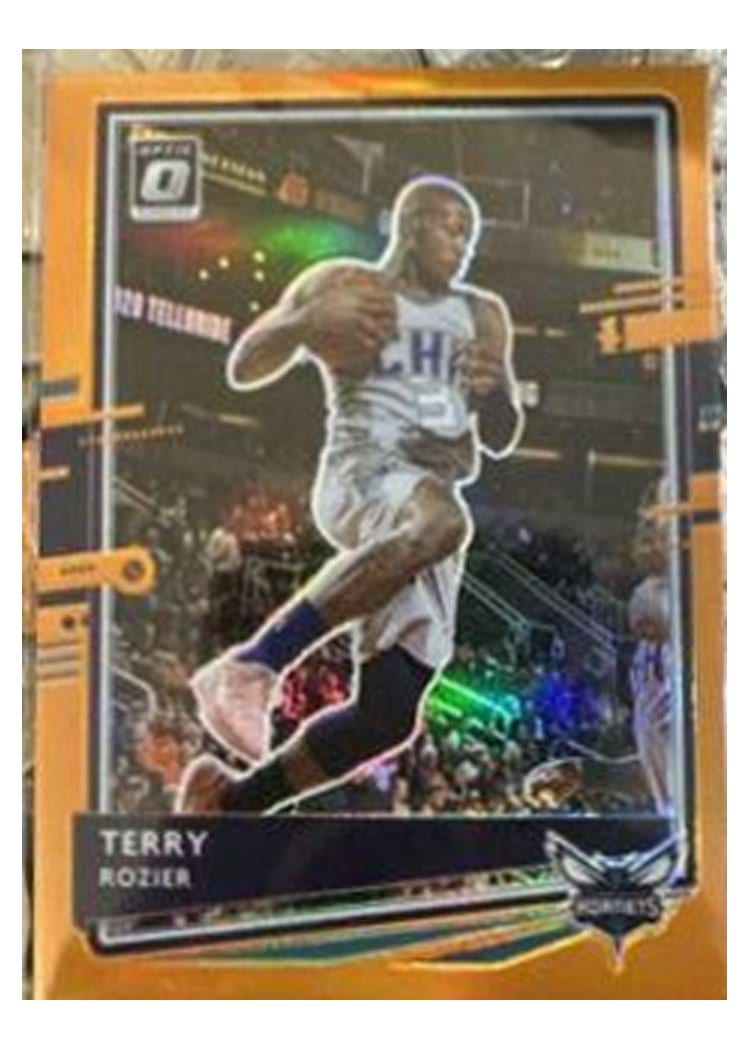 2020-21 Donruss Optic Base Set Terry Rozier Orange #72 card