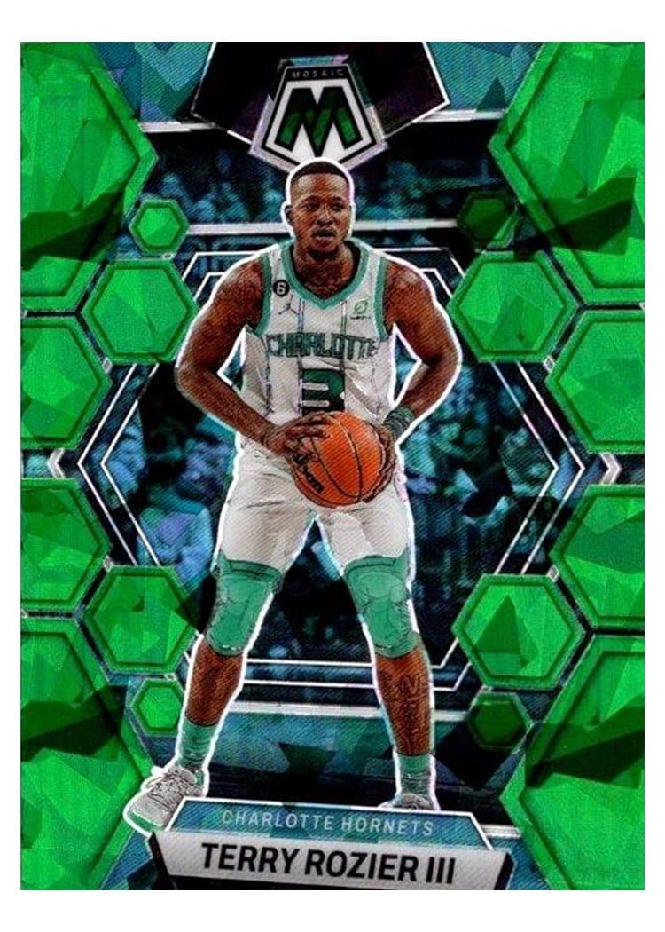 2022-23 Panini Mosaic Base Set Terry Rozier III Green Ice #33 card