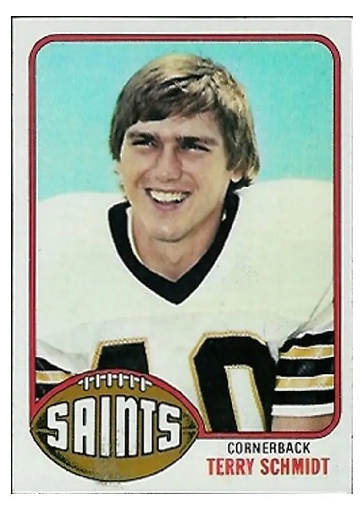 1976 Topps Terry Schmidt #247 card