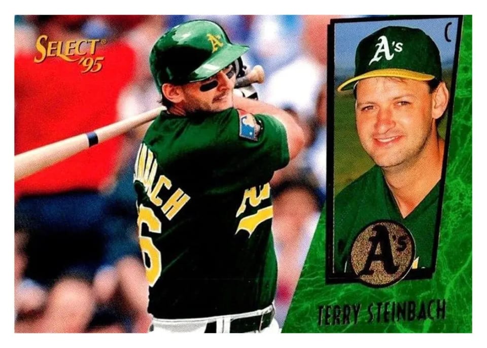 1995 Select Terry Steinbach #66 card