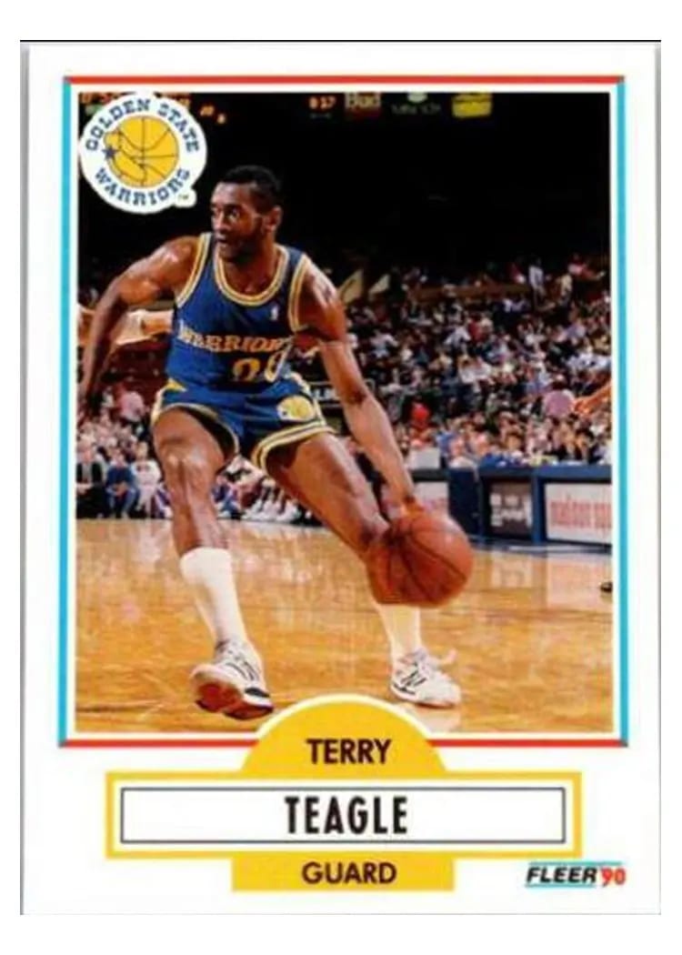 1990 Fleer Terry Teagle #68 card