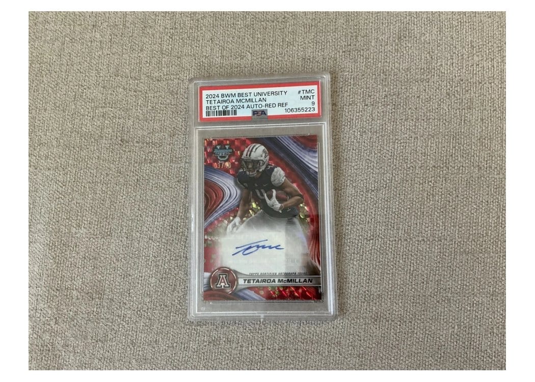 2024 Bowman University Best Best of 2024 Autographs Set Tetairoa McMillan #BOA-TMC card