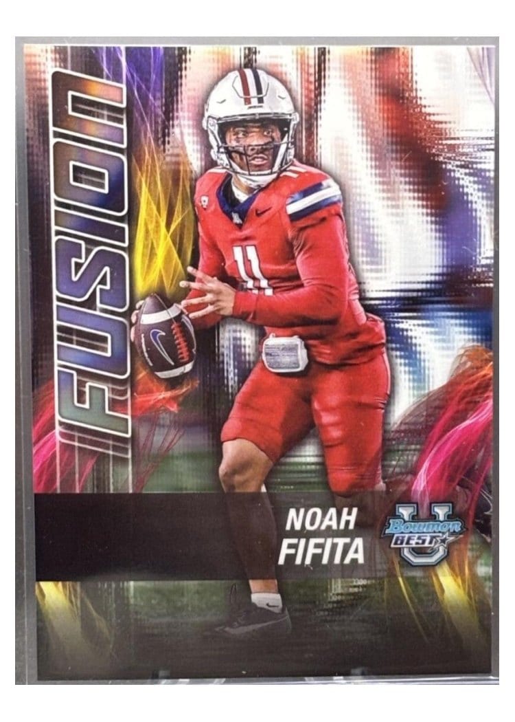 2024 Bowman University Best Mirror Image Fusion Set Tetairoa McMillan #MIF-2