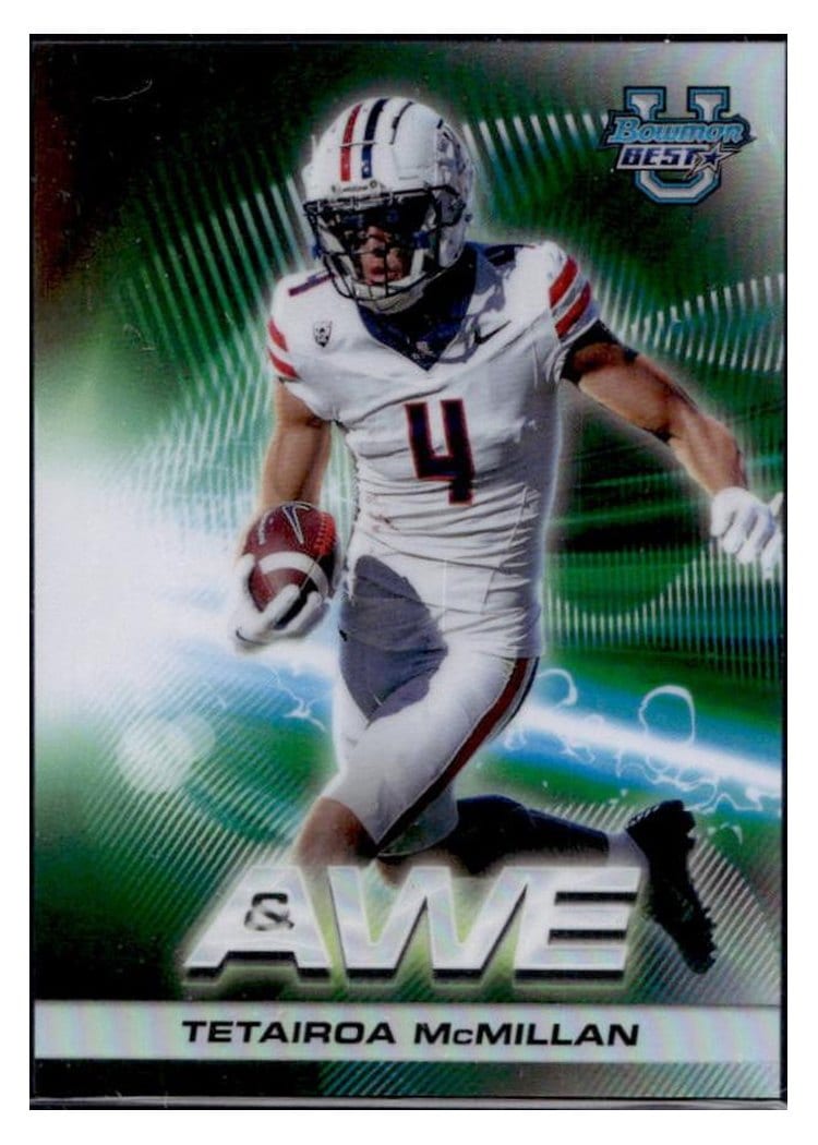 2024 Bowman University Best Shock & Awe Set Tetairoa McMillan #SA-9 card